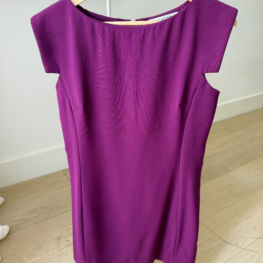 MM.LaFleur Purple Cocktail Dress (Size 4)